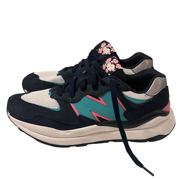 New Balance 57/40 TOK Running Shoes Mens 9 Natural Indigo/Emerald Sky Athletic - Picture 3 of 10